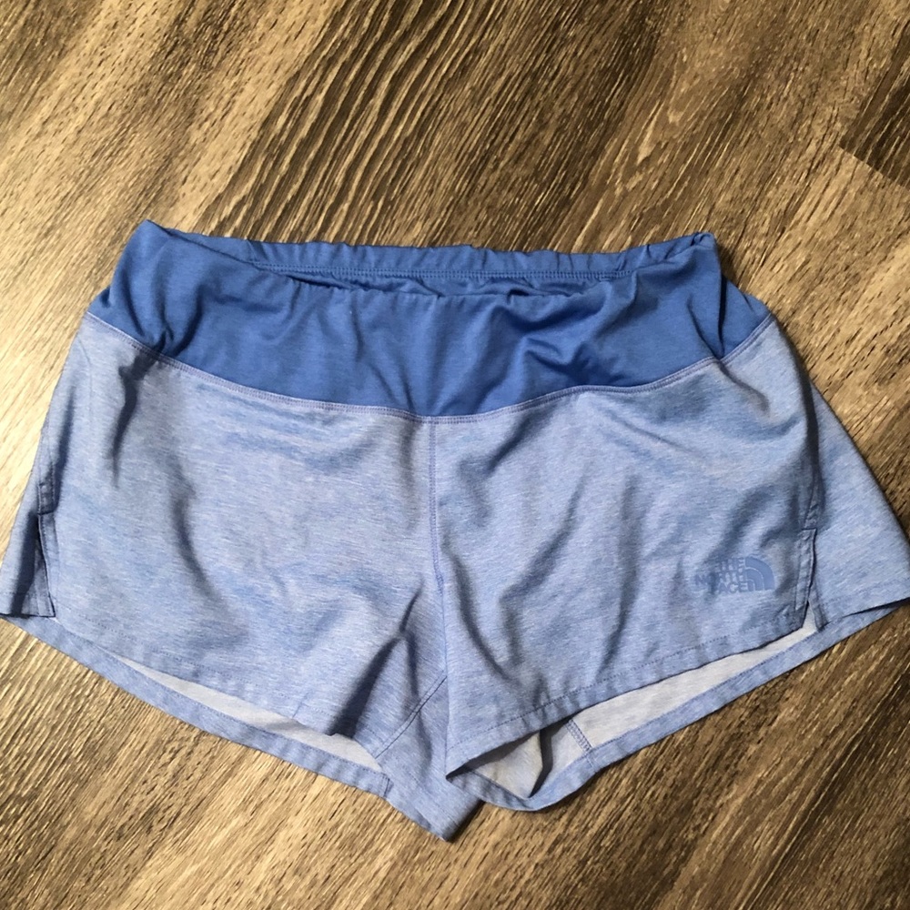 Light blue north face shorts